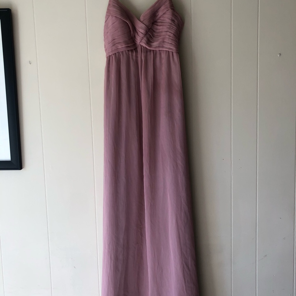 BHLDN Full Length Bridesmaids Dress -Dusty Rose Small
